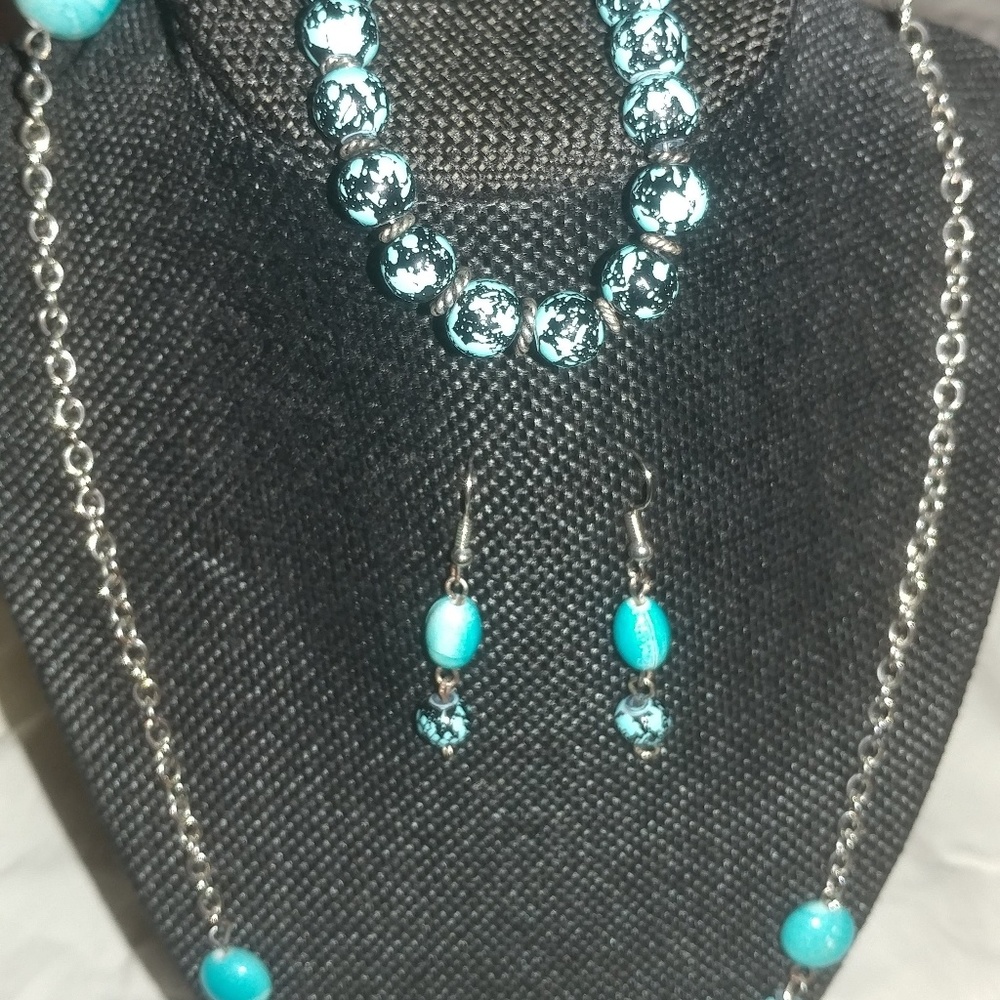 Handmade 3 piece jewelry set.